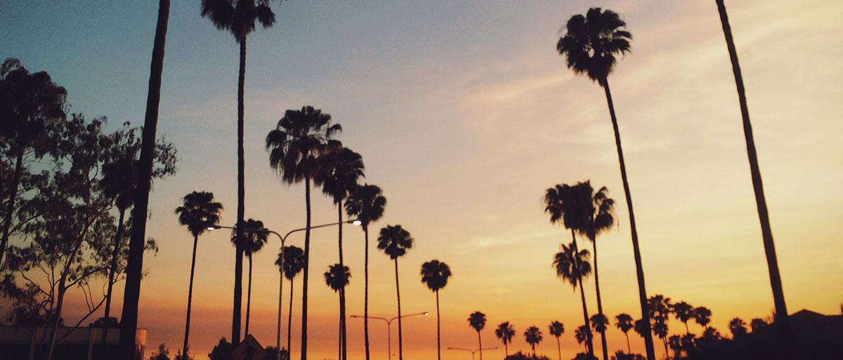 Sunset in Manhatten Beach California