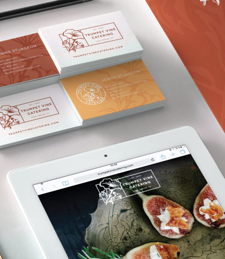 Trumpet Vine Catering logo